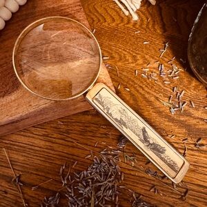 Vintage Barlow Brass Eagle Magnifying Glass